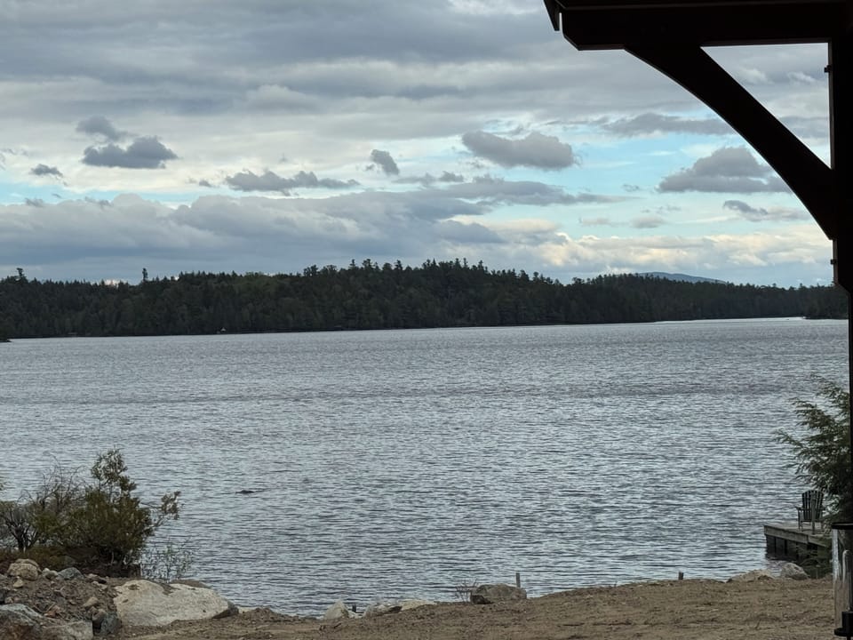 Walk into the lake for a swim, dock a boat, or enjoy playing in the yard.