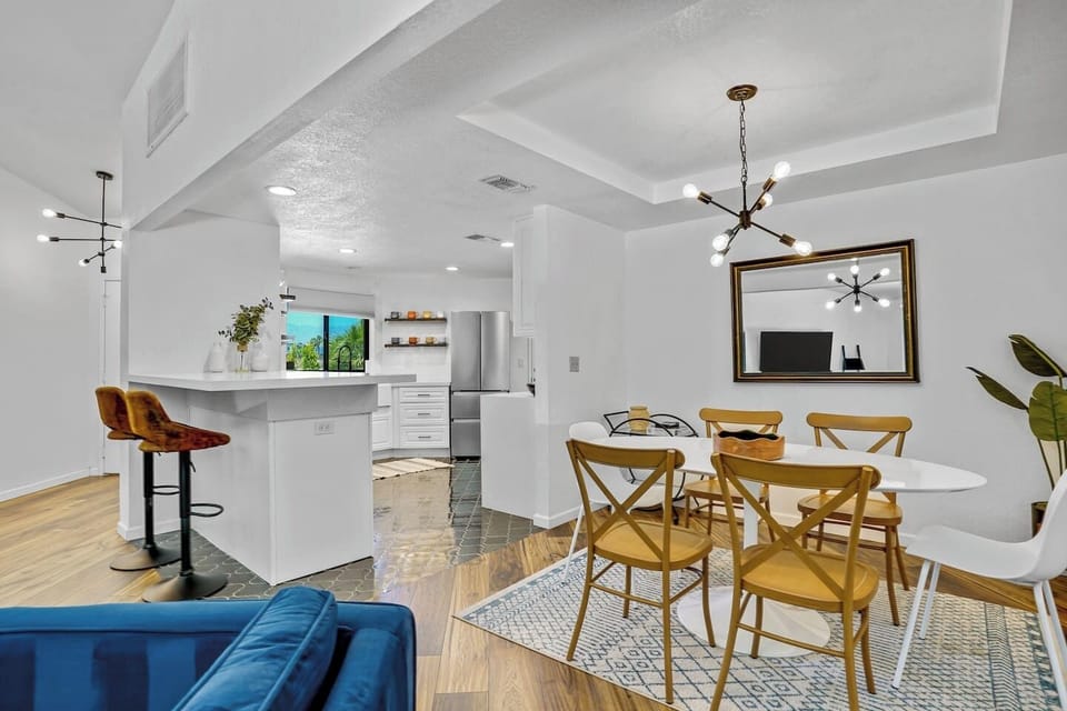 Gather for meals and memories in this spacious dining area.