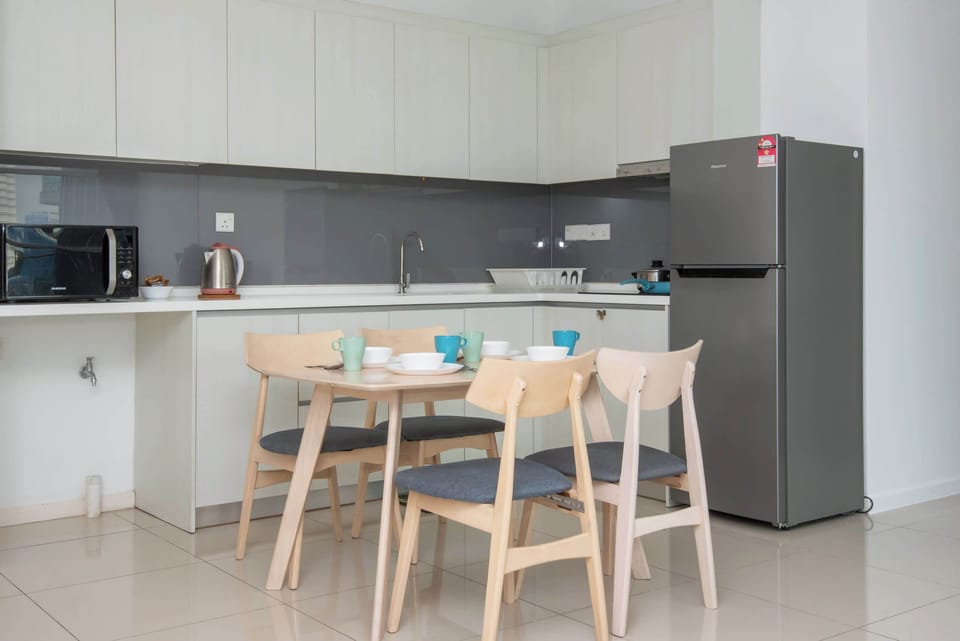 A kitchen & dining.