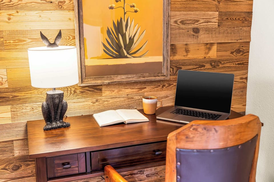 Your dedicated workspace located off the living room with high speed internet.