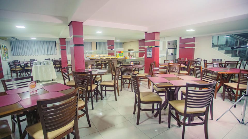 Gather for relaxed meals in a bright, spacious dining room.