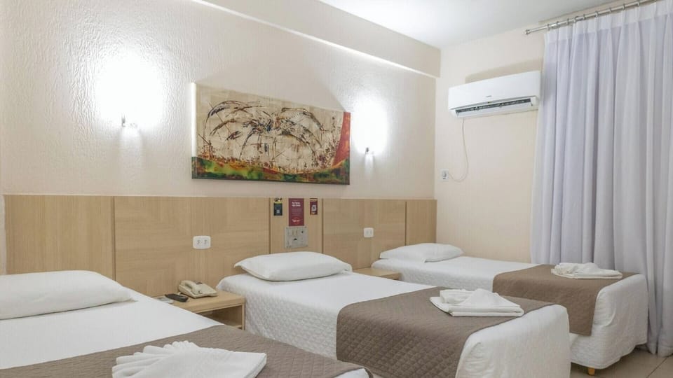 Drift off peacefully in a bright room made for friends.