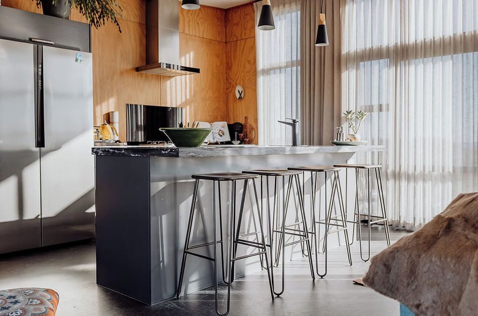 Gather around the kitchen island -perfect for sharing food, stories, and laughter.