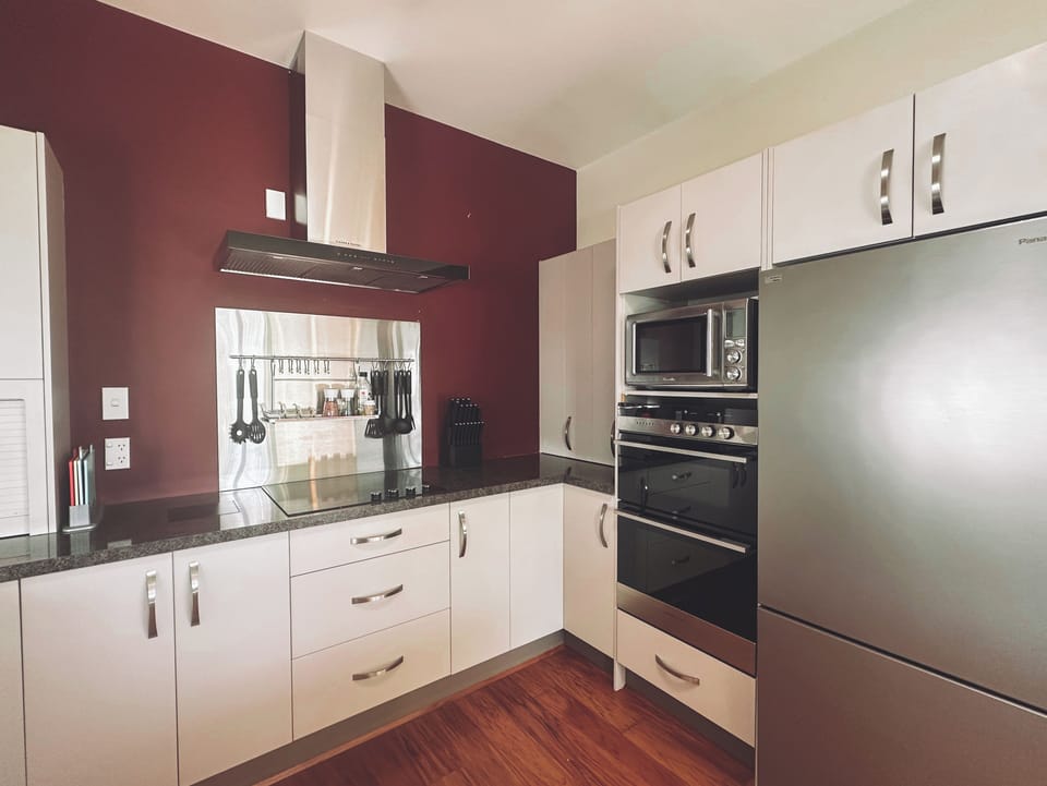 Cook up comfort. Whether it’s pancakes for the kids or something a little fancier, this kitchen’s ready.