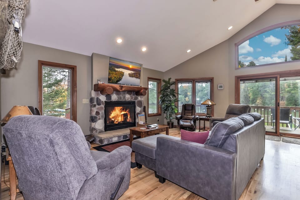 Ample seating in the living room