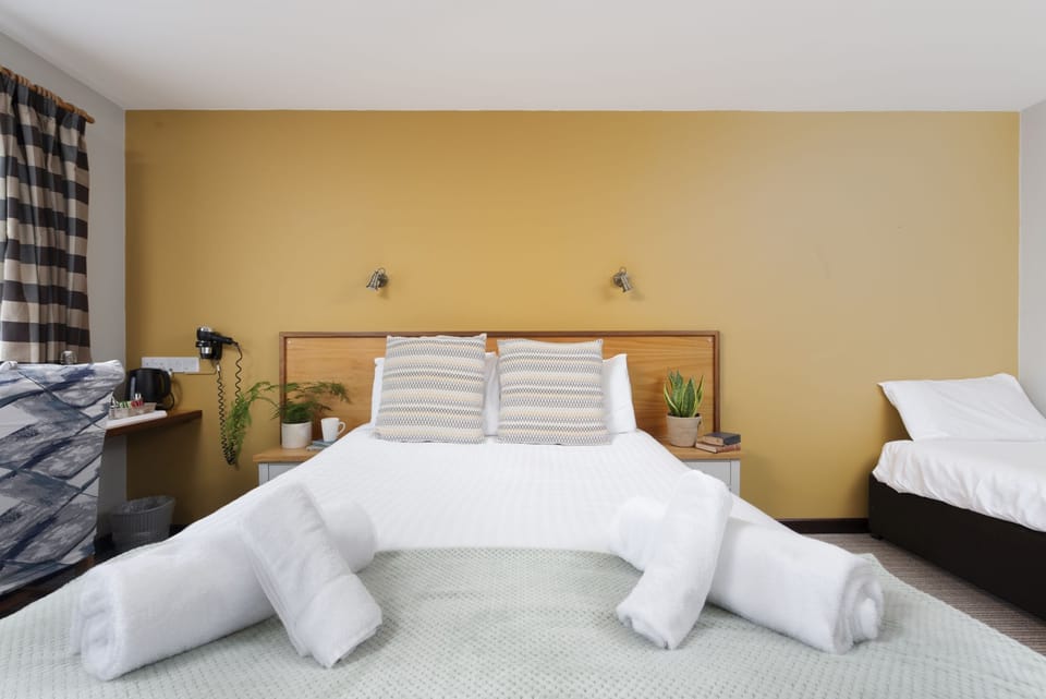 King size bed with bedside tables