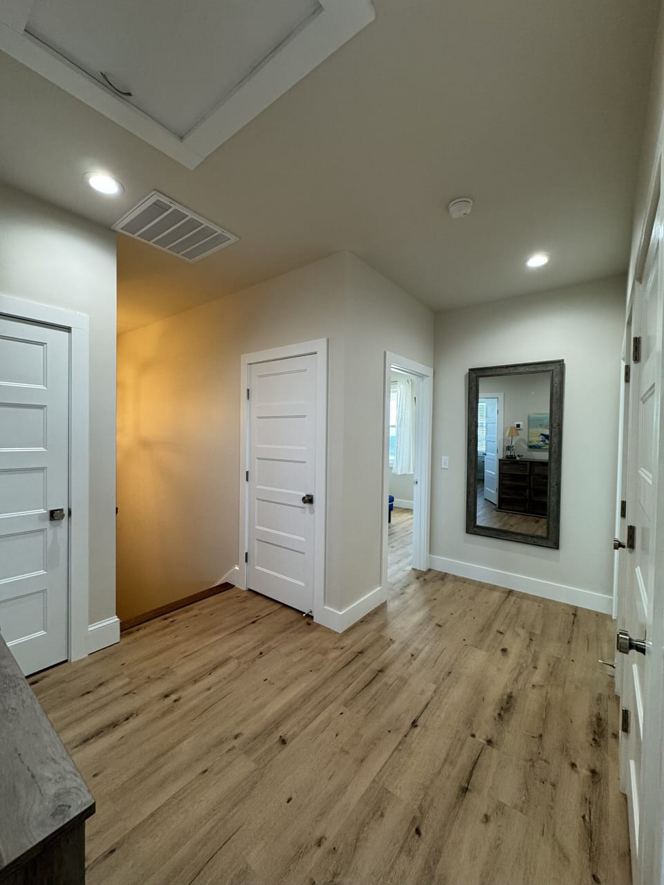 Upstairs Hall with Game Closet 