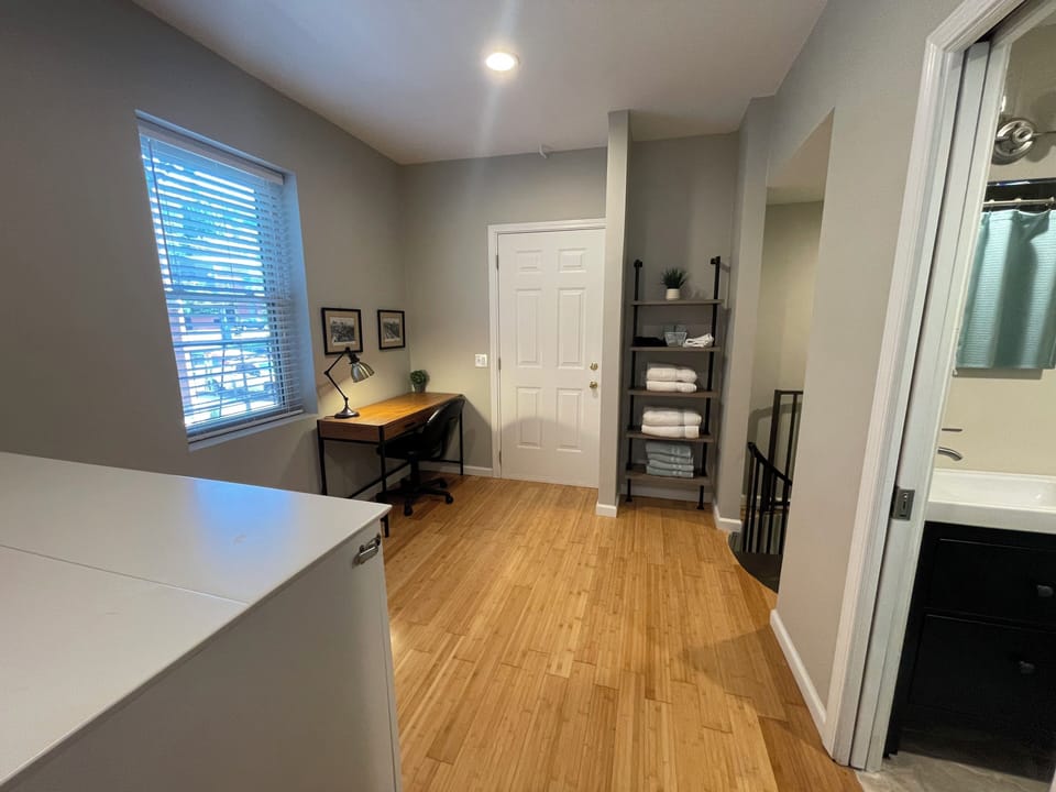 Office off of the bedroom.