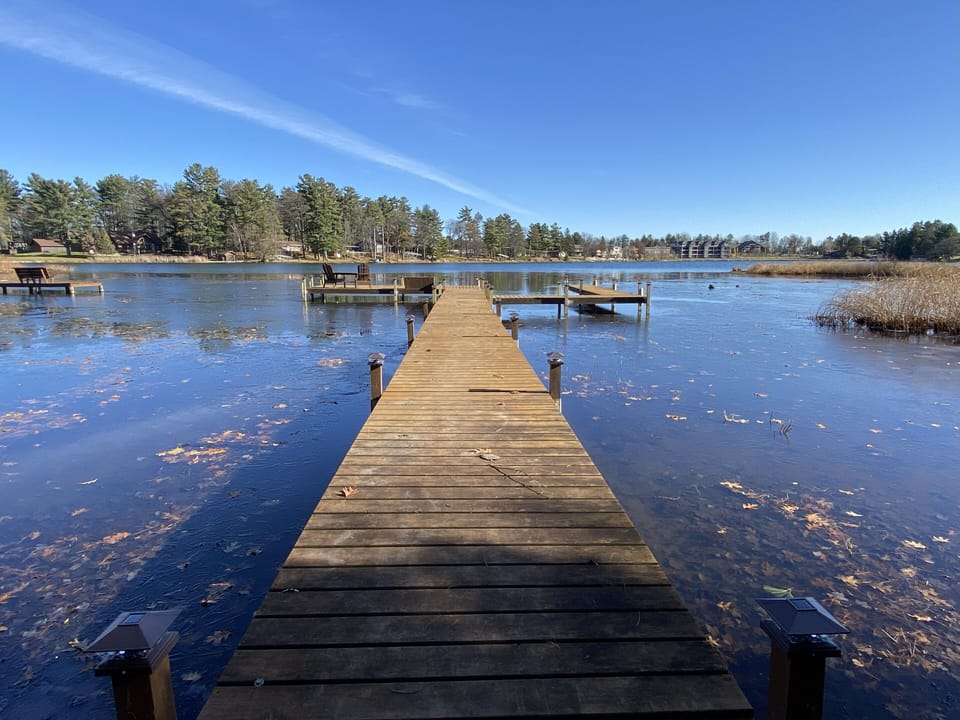 pier on Lake Minocqua