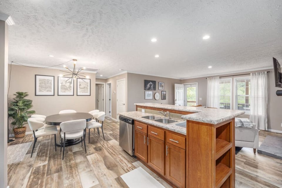 Dining area with room for six