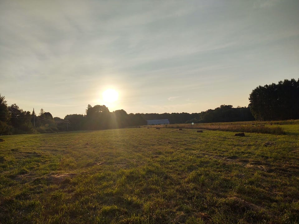 Sunset at Big Barn Lodge