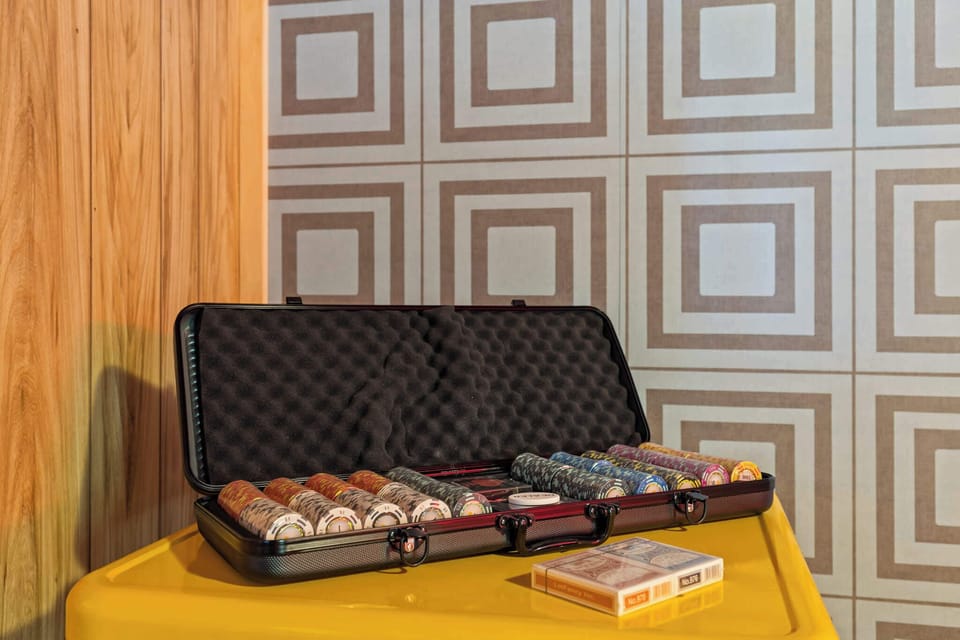 Feeling lucky? Our poker set is ready for high stakes (or high laughs). Shuffle the deck, deal the cards, and let the friendly competition begin!
