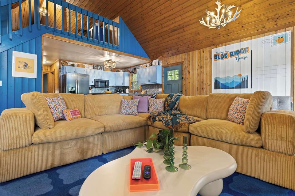 Where comfort meets cool. This is more than just a living room; it's the heart of your home away from home.