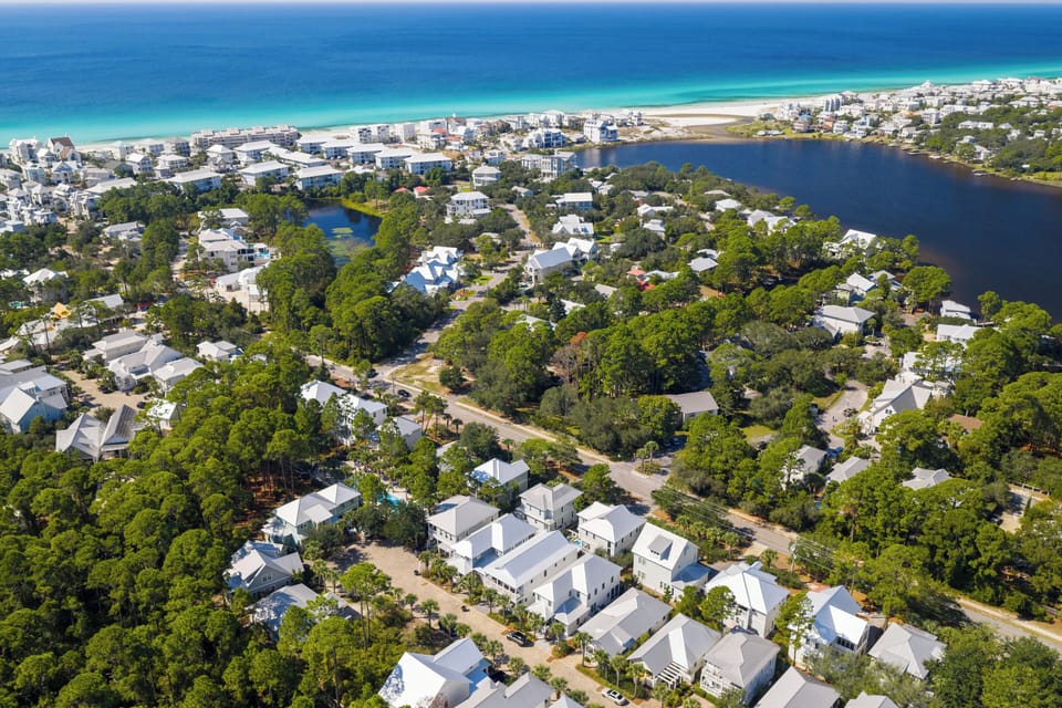 Bird's eye view of your coastal neighborhood.