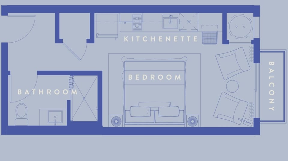 Your unit’s layout or design may vary slightly from what is shown, but it will maintain the same aesthetic and include all the amenities depicted for a seamless and enjoyable stay.