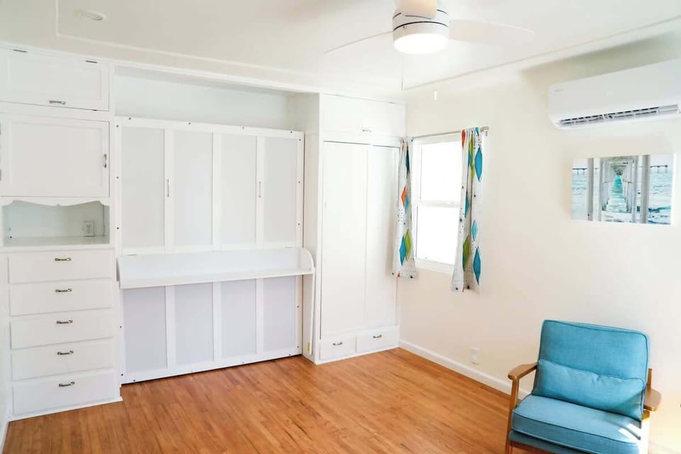 Murphy Bed Folds Up for More Space