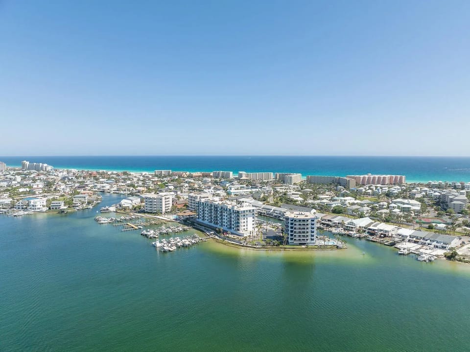 South side of the Destin harbor.