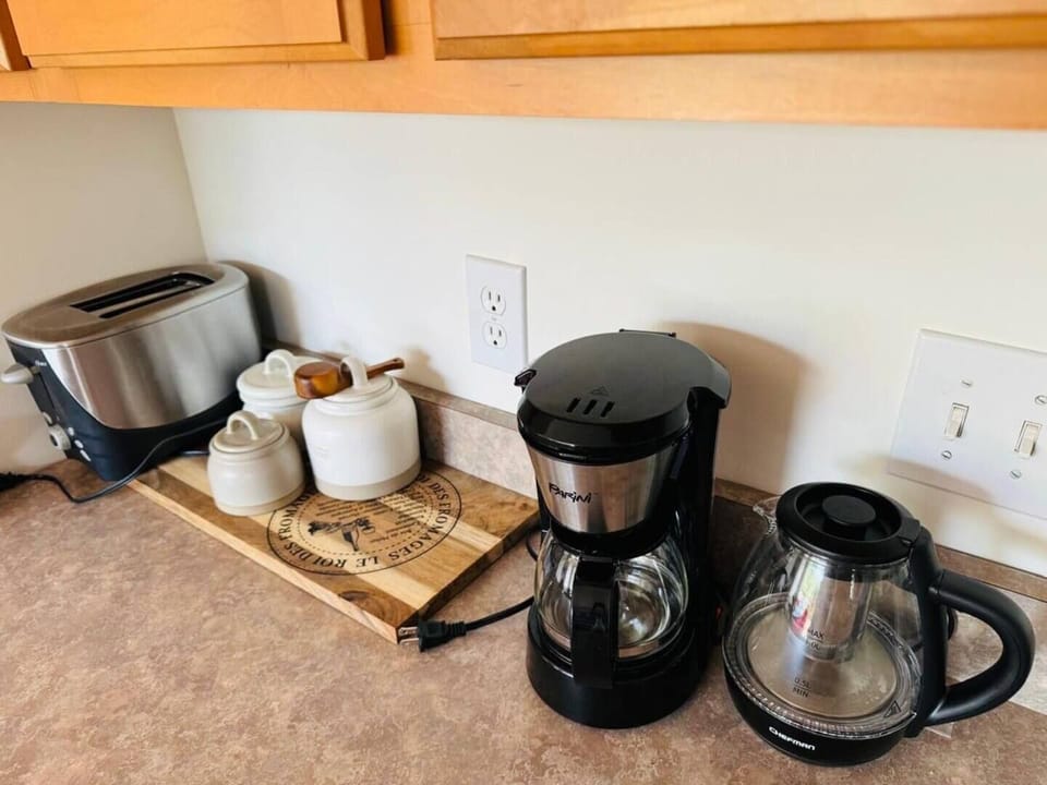 Coffee/tea station to get you ready for the day. 