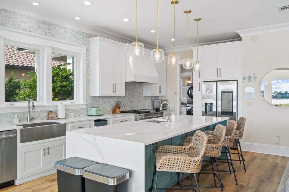 Chef's Dream Kitchen with Upscale Furnishings and Appliances
