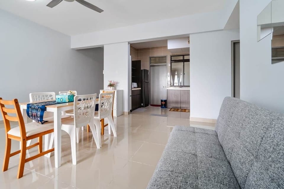 Bright and welcoming dining area with modern seating.