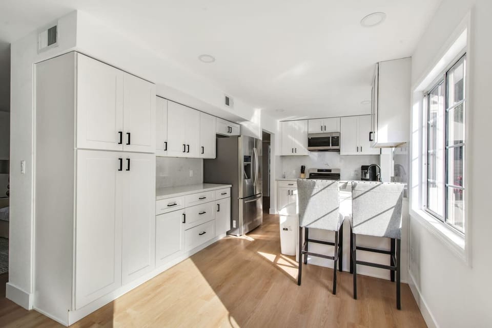 Fully equipped modern kitchen with plenty of counter space