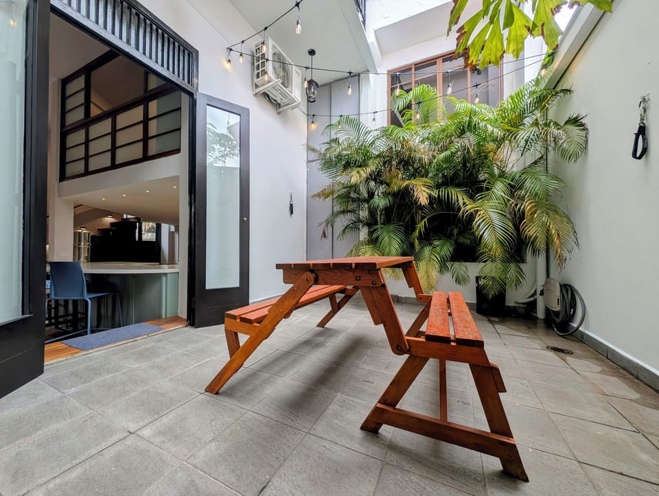 Private patio