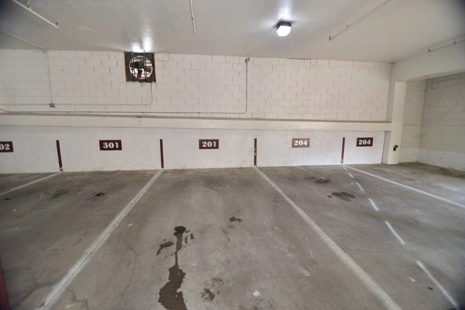 Garage parking for 1 car - height 8'6"