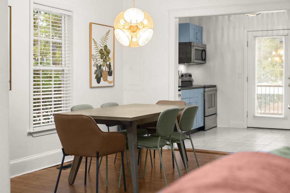 Dining table for long conversations over good food