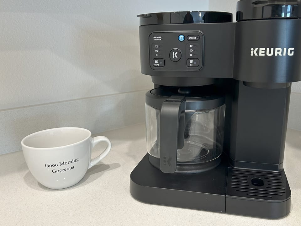 Morning coffee.
