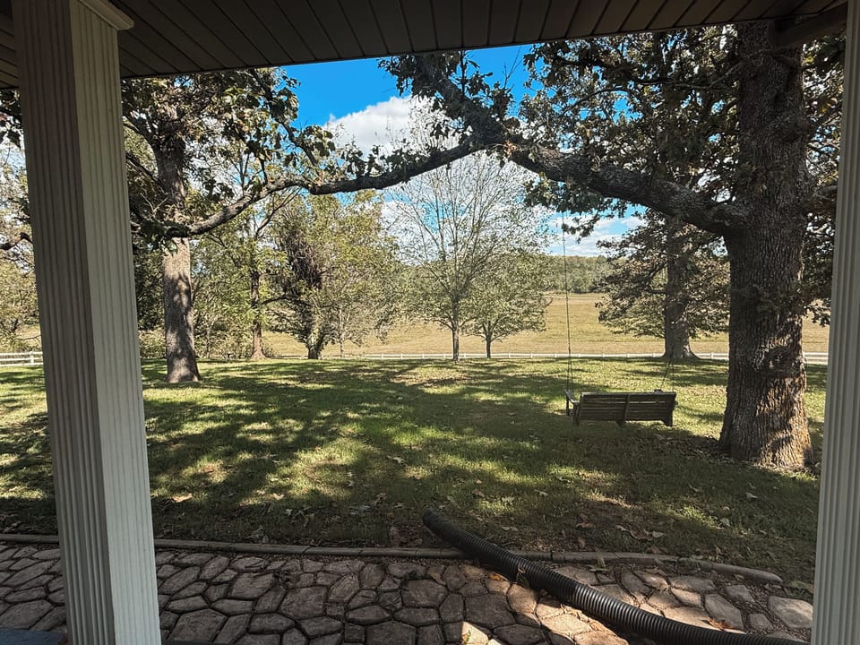View off the front porch