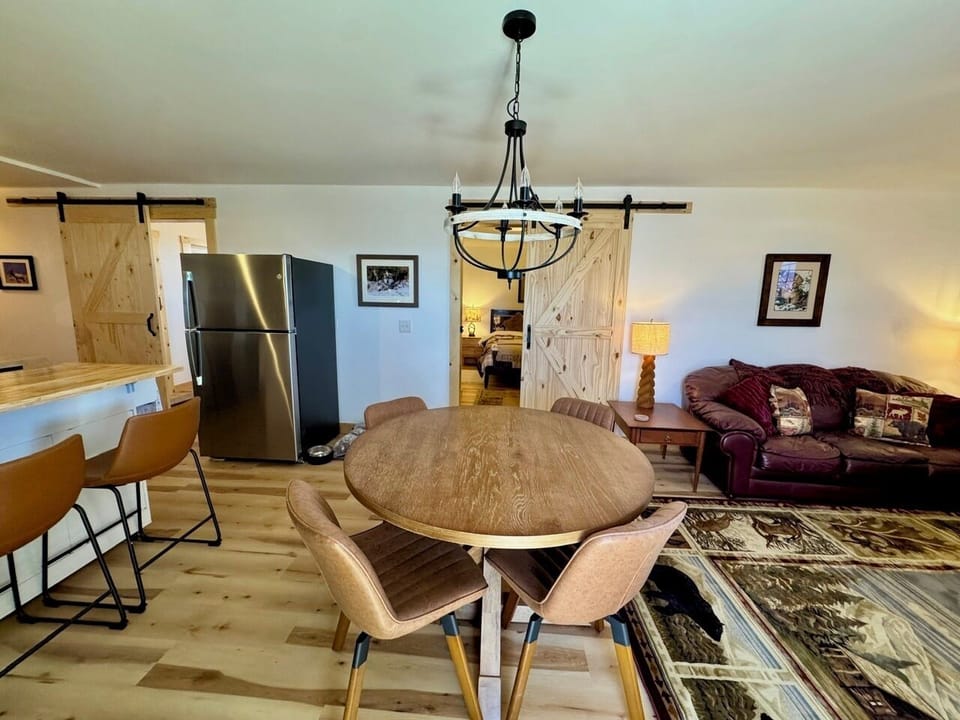 Entrance view of open concept living space.