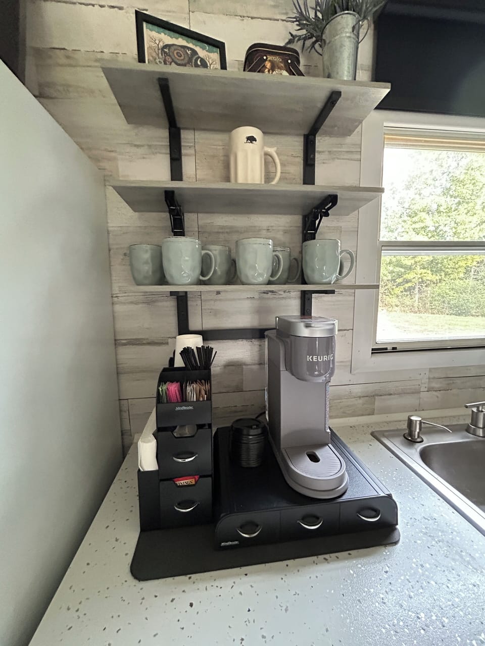 Keurig with everything you need plus a drip coffee machine!