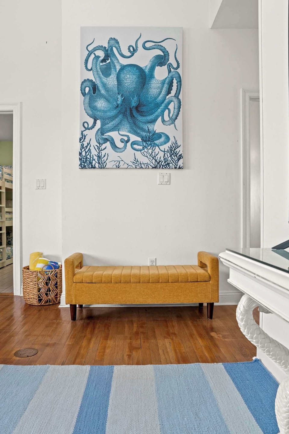 The iconic Blue Octopus lives here.