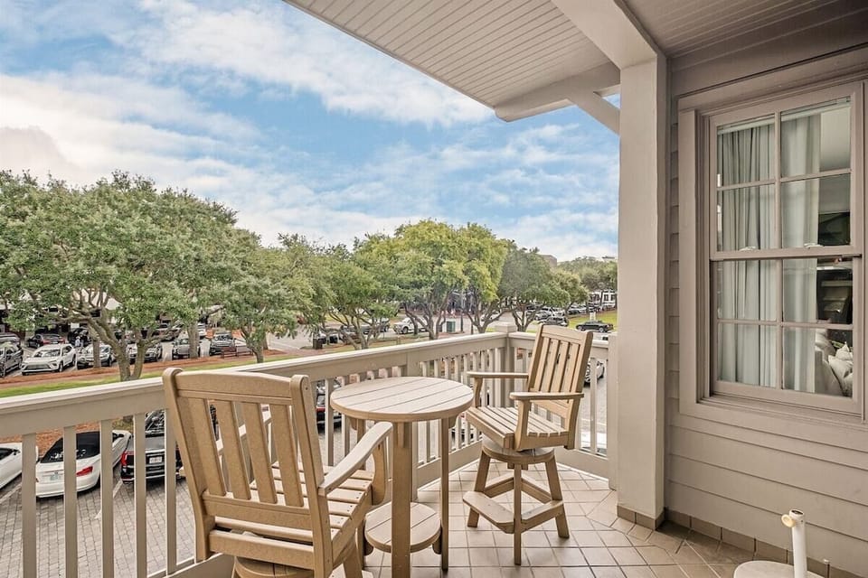 Balcony Overlooking Park Lawn