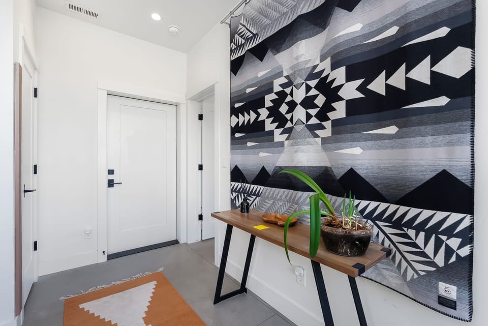 A welcoming entryway.