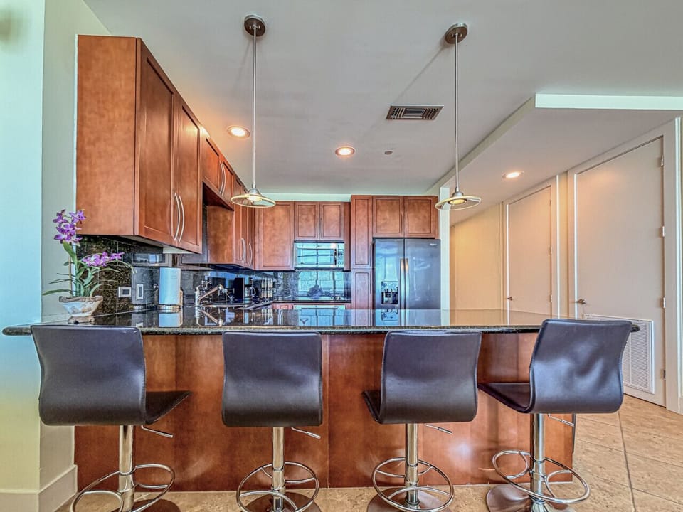 Fully stocked kitchen