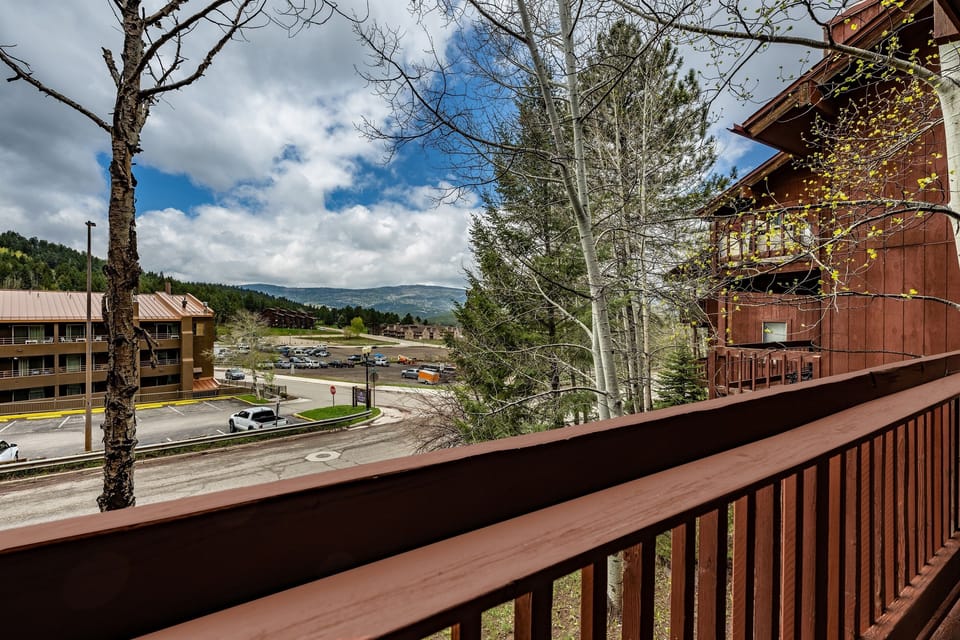 Private balcony offers the perfect spot to unwind and take in the view.