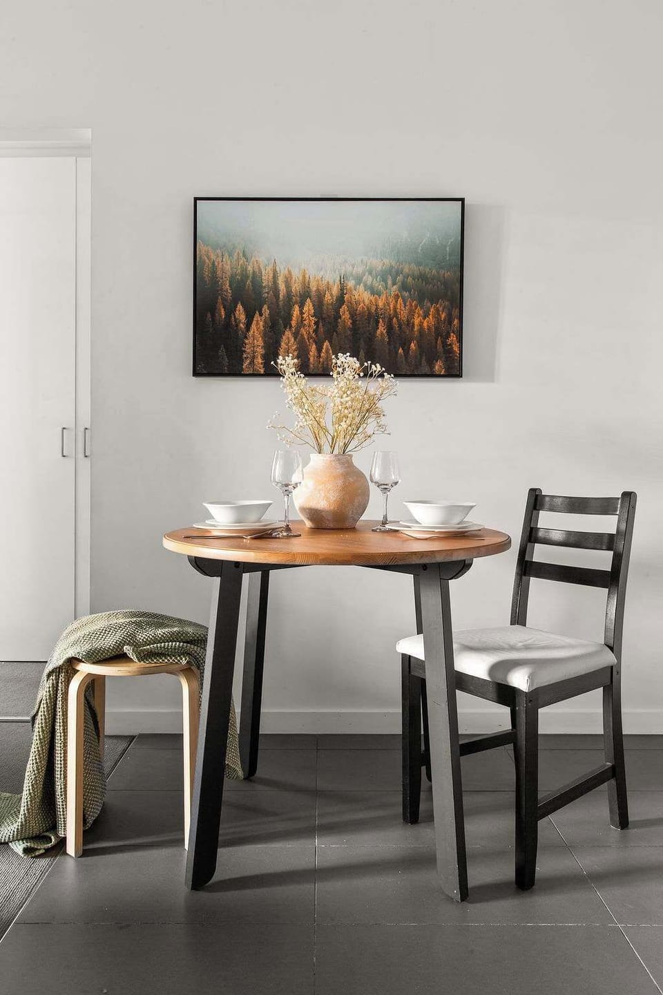 A dining area.