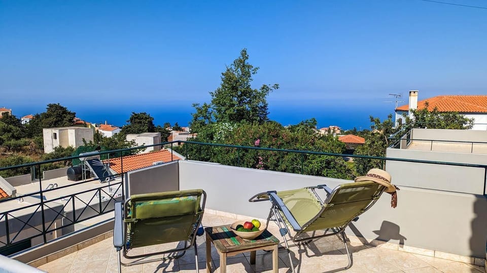 Terrace area with sea views