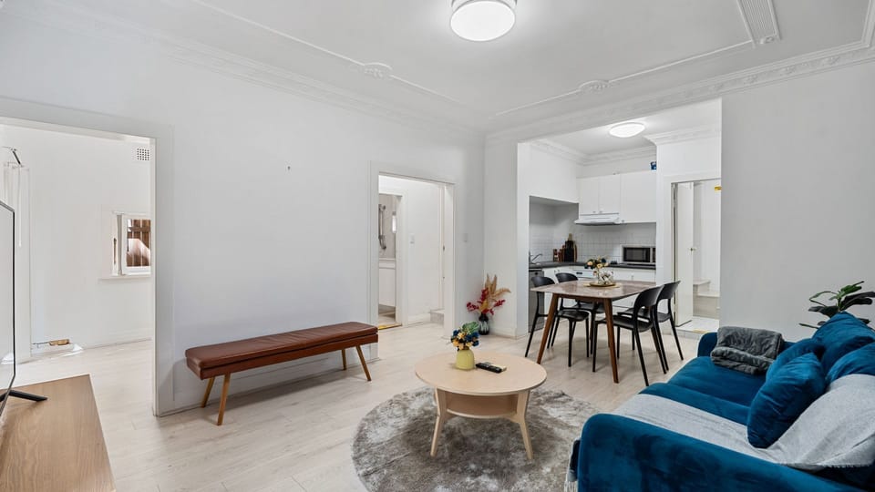 Comfortable lounge and dining with modern furnishings