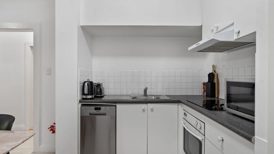 Compact kitchen with quality appliances and essentials