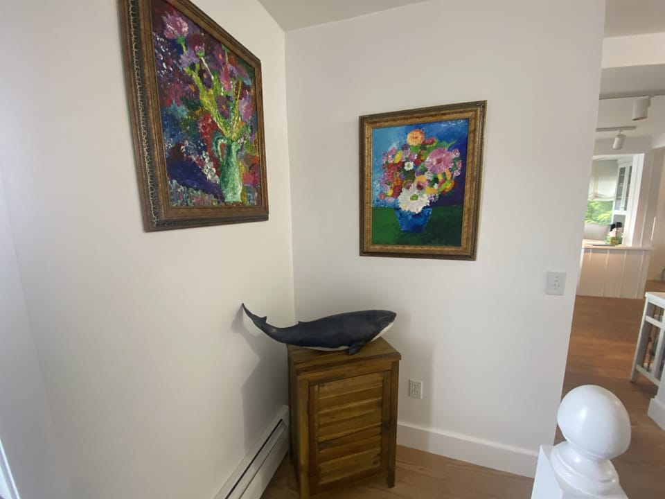 Top of the entry stairs