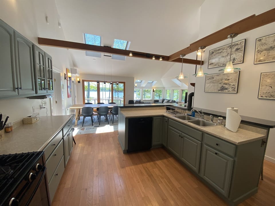 Kitchen looking towards dining 