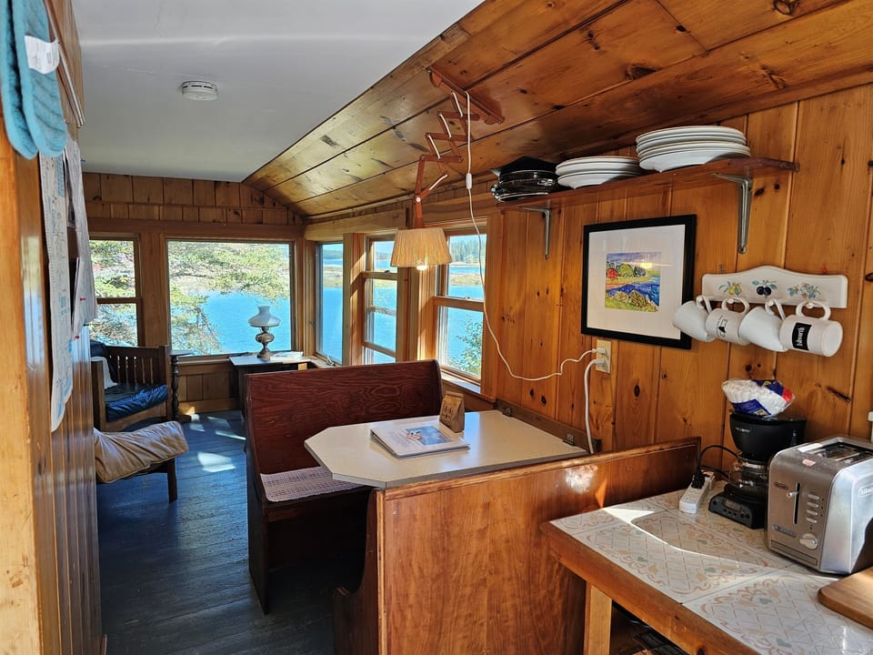 Kitchenette looking to living room