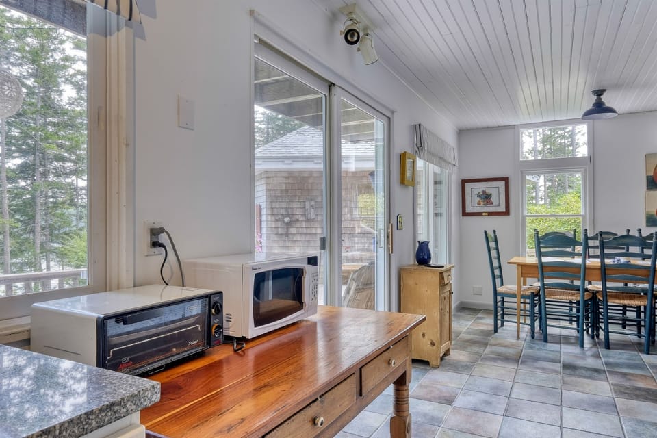 Kitchen Looking into Dining - Main Cottage
