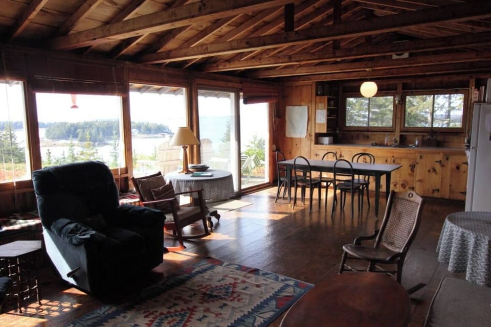 Looking into Dining Are and Kitchen