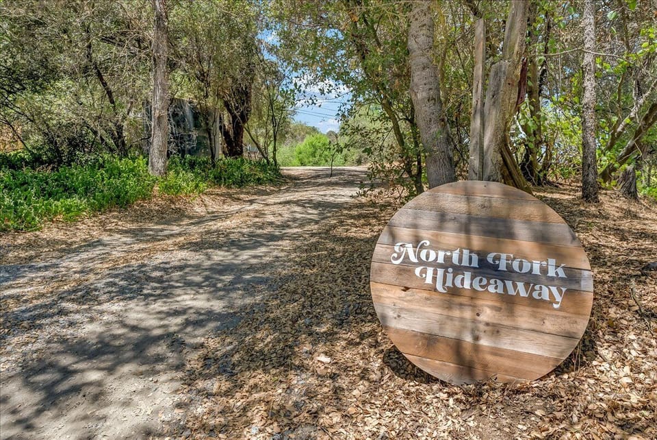 Driveway entrance to property