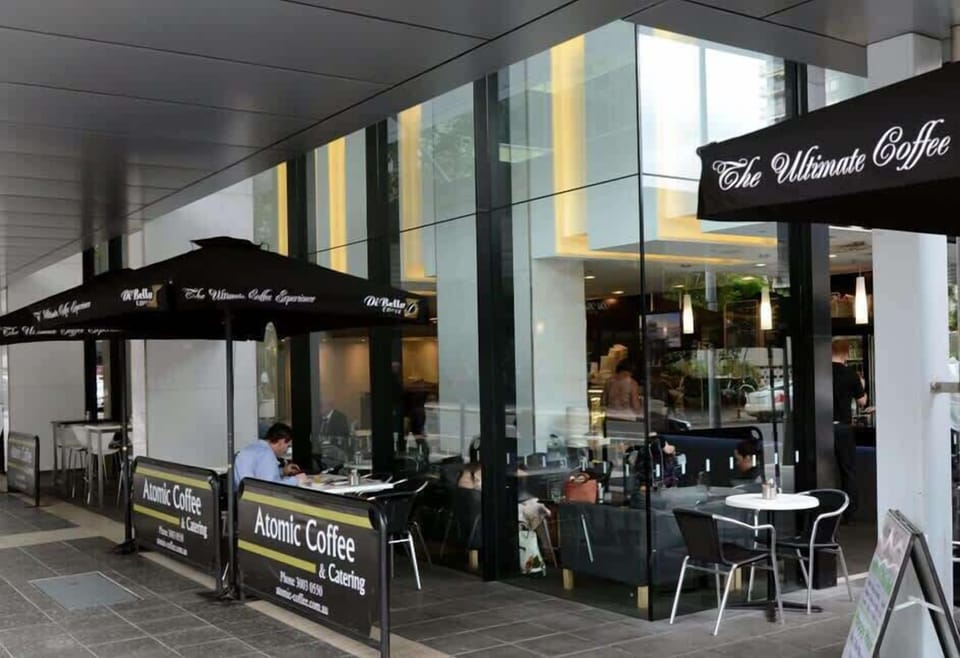 Enjoy 25% discount on a hot breakfast from Atomic Coffee & Catering.  Ask me for the special offer.