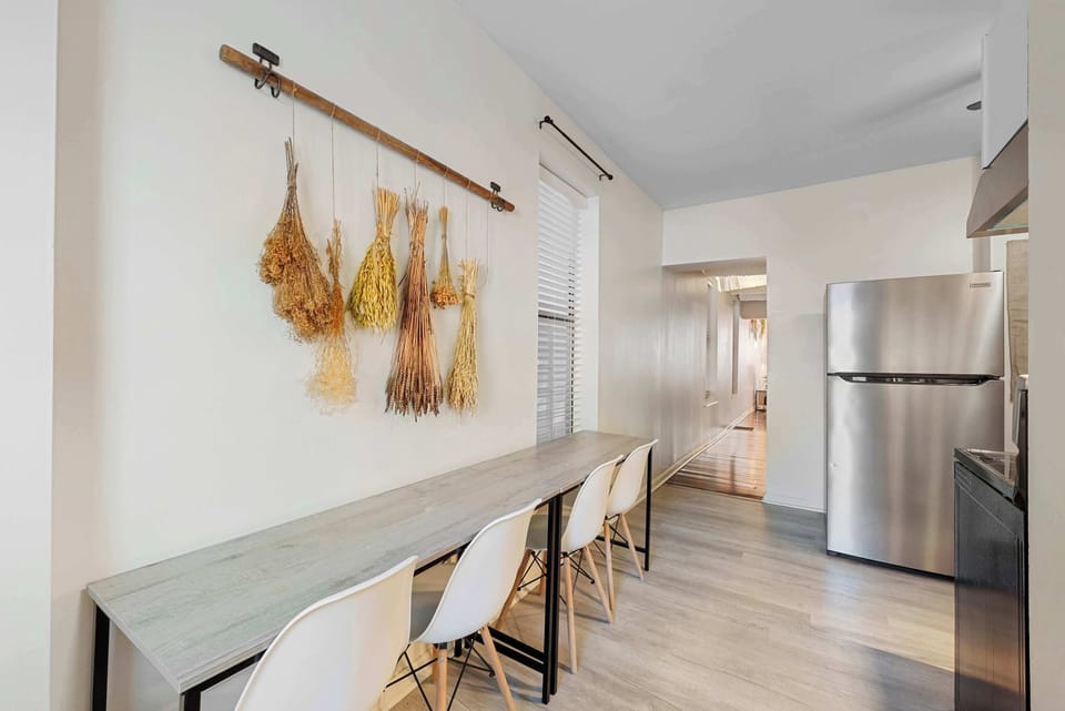 #870.5’s breezy kitchen offers ample storage & all the comforts of home​