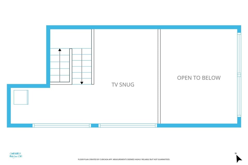 Floorplan - Mezzanine at Chalet du Cristal Blanc